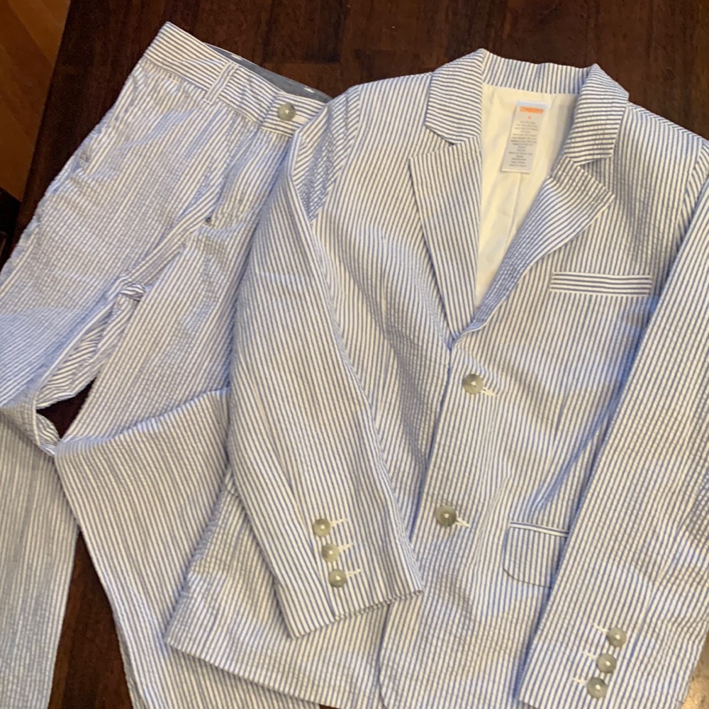 COPY - Boys seersucker suit, size 6
